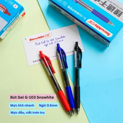 Bút Gel bấm G-103 mực nhanh khô