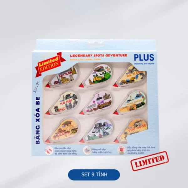 Băng xóa BE – Legendary Spots Adventure – 9 mẫu danh thắng Việt Nam