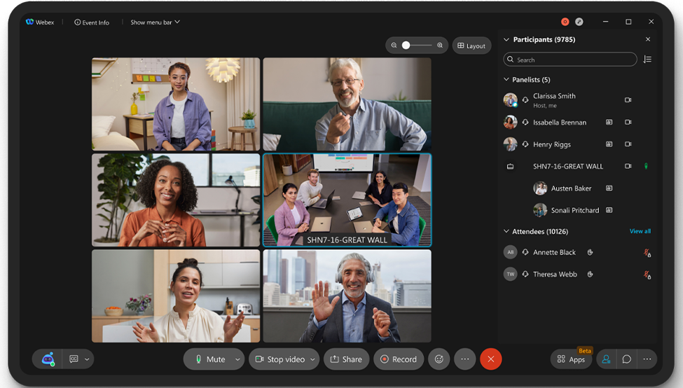 Trải nghiệm cuộc họp toàn diện hơn với Phiên dịch đồng thời trên Webex